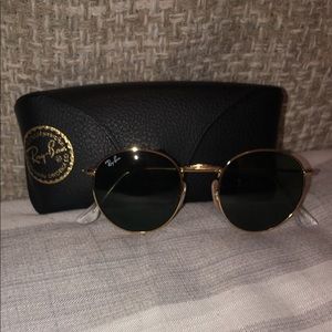 Rayban Round Metal Sunglasses